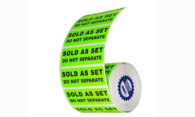 Sold as a Set Do Not Separate Labels Stickers by Kenco 3